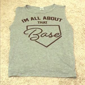 Women’s ‘All about that base’ muscle tee